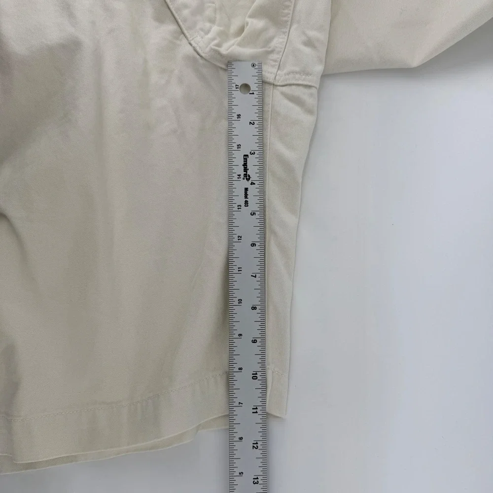 Polo Jeans Co Ralph Lauren Chino Shorts Cotton Twill Cream Off White 36 Mens